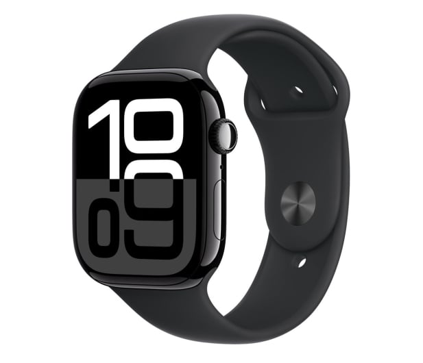 Apple Watch 10 46/Onyks Aluminum/Czarny Pasek Sportowy S/M GPS - 1278131 - zdjęcie